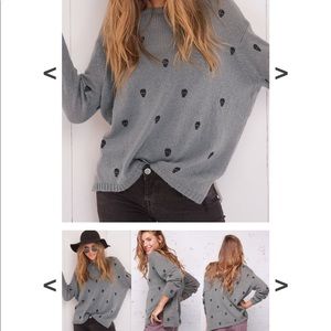 Wooden Ships Mini Skull Crewneck, worn once